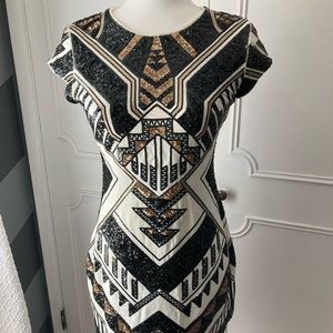 Express sequin dress